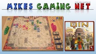 YouTube Review vom Spiel "Qin" von Mikes Gaming Net - Brettspiele
