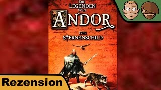 YouTube Review vom Spiel "Die Legenden von Andor: Der Sternenschild (1. Erweiterung)" von Hunter & Cron - Brettspiele