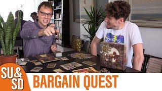 YouTube Review vom Spiel "Bargain Quest" von Shut Up & Sit Down