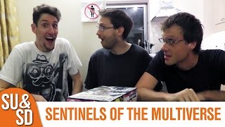 YouTube Review vom Spiel "Sentinels of the Multiverse" von Shut Up & Sit Down