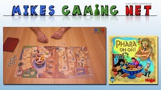 YouTube Review vom Spiel "Phara-oh-oh!" von Mikes Gaming Net - Brettspiele