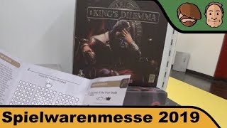 YouTube Review vom Spiel "The King's Dilemma" von Hunter & Cron - Brettspiele