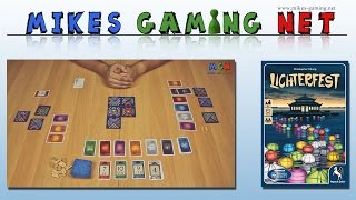 YouTube Review vom Spiel "Lichterfest" von Mikes Gaming Net - Brettspiele