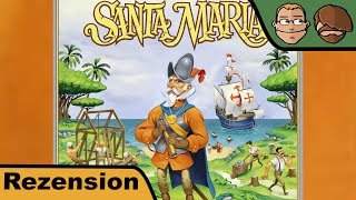 YouTube Review vom Spiel "Santa Maria" von Hunter & Cron - Brettspiele