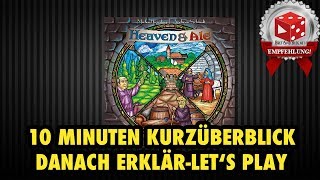 YouTube Review vom Spiel "Heaven & Ale" von Brettspielblog.net - Brettspiele im Test