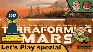 YouTube Review vom Spiel "Terraforming Mars (Deutscher Spielepreis 2017 Gewinner)" von Hunter & Cron - Brettspiele
