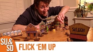YouTube Review vom Spiel "Flick 'em Up!" von Shut Up & Sit Down