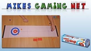 YouTube Review vom Spiel "Indoor Curling" von Mikes Gaming Net - Brettspiele