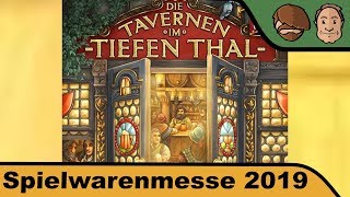 YouTube Review vom Spiel "Die Tavernen im Tiefen Thal" von Hunter & Cron - Brettspiele