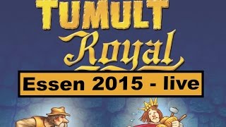 YouTube Review vom Spiel "Tumult Royal" von Hunter & Cron - Brettspiele