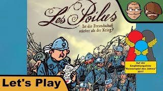 YouTube Review vom Spiel "Les Poilus (Sieger À la carte 2017 Kartenspiel-Award)" von Hunter & Cron - Brettspiele