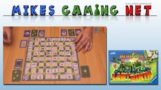 YouTube Review vom Spiel "Das Labyrinth der Meister (Deutscher Spielepreis 1991 Gewinner)" von Mikes Gaming Net - Brettspiele