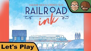 YouTube Review vom Spiel "Railroad Ink: Edition Knallrot" von Hunter & Cron - Brettspiele