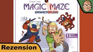 YouTube Review vom Spiel "Magic Maze: Alarmstufe Rot (Erweiterung)" von Hunter & Cron - Brettspiele