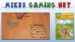 YouTube Review vom Spiel "Carcassonne: Über Stock und Stein" von Mikes Gaming Net - Brettspiele