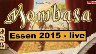 YouTube Review vom Spiel "Mombasa (Deutscher Spielepreis 2016 Gewinner)" von Hunter & Cron - Brettspiele
