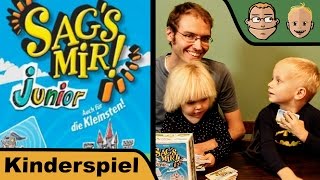 YouTube Review vom Spiel "Sag's mir! Junior" von Hunter & Cron - Brettspiele