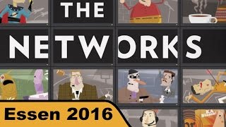 YouTube Review vom Spiel "The Networks - Bist Du schon auf Sendung?" von Hunter & Cron - Brettspiele