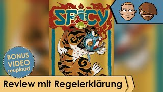 YouTube Review vom Spiel "Spicy" von Hunter & Cron