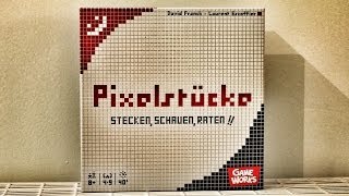YouTube Review vom Spiel "Pixelstücke" von Hunter & Cron - Brettspiele