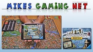YouTube Review vom Spiel "Scotland Yard Master" von Mikes Gaming Net - Brettspiele