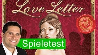 YouTube Review vom Spiel "Love Letter" von Spielama