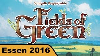 YouTube Review vom Spiel "Fields of Green" von Hunter & Cron - Brettspiele