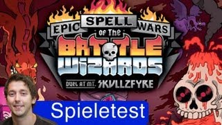 YouTube Review vom Spiel "Epic Spell Wars of the Battle Wizards: Rumble at Castle Tentakill" von Spielama
