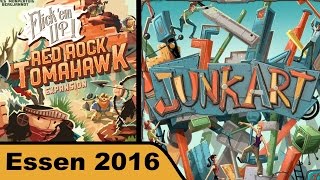 YouTube Review vom Spiel "Flick 'em Up!: Red Rock Tomahawk (Erweiterung)" von Hunter & Cron - Brettspiele