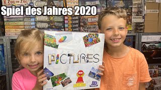 YouTube Review vom Spiel "Pictures (Spiel des Jahres 2020)" von SpieleBlog