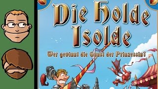 YouTube Review vom Spiel "Die Holde Isolde - Wer gewinnt die Gunst der Prinzessin?" von Hunter & Cron - Brettspiele