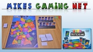 YouTube Review vom Spiel "10 Tage durch Deutschland" von Mikes Gaming Net - Brettspiele