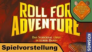 YouTube Review vom Spiel "Roll for Adventure" von Hunter & Cron - Brettspiele