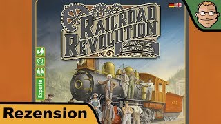 YouTube Review vom Spiel "Railroad Revolution" von Hunter & Cron - Brettspiele