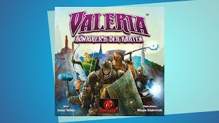 YouTube Review vom Spiel "Valeria: Königreich der Karten" von SPIELKULTde