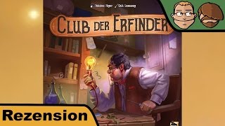 YouTube Review vom Spiel "Club der Erfinder" von Hunter & Cron - Brettspiele