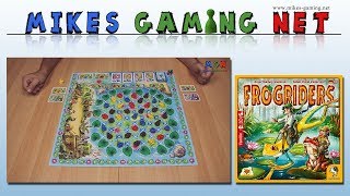 YouTube Review vom Spiel "Frogriders" von Mikes Gaming Net - Brettspiele