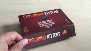 YouTube Review vom Spiel "Exploding Kittens: Party Pack" von Spiele-Offensive.de