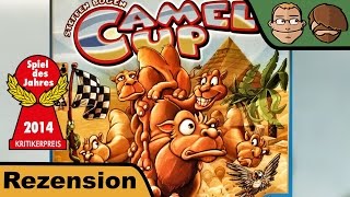 YouTube Review vom Spiel "Camel Up Cards" von Hunter & Cron - Brettspiele