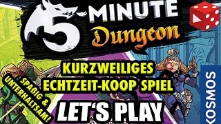 YouTube Review vom Spiel "5-Minute Dungeon" von Brettspielblog.net - Brettspiele im Test
