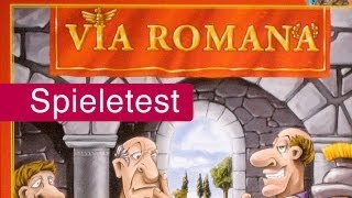 YouTube Review vom Spiel "Strada Romana" von Spielama