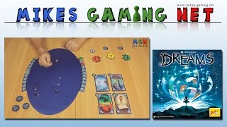 YouTube Review vom Spiel "Dreamscape" von Mikes Gaming Net - Brettspiele