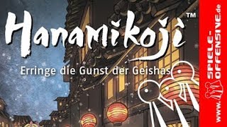 YouTube Review vom Spiel "Hanamikoji" von Spiele-Offensive.de