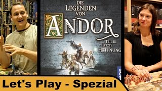 YouTube Review vom Spiel "Die Legenden von Andor: Chada & Thorn" von Hunter & Cron - Brettspiele