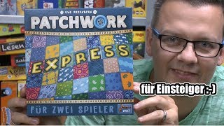 YouTube Review vom Spiel "Patchwork Express" von SpieleBlog