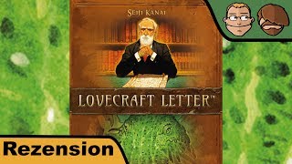 YouTube Review vom Spiel "Lovecraft Letter" von Hunter & Cron - Brettspiele