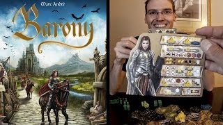 YouTube Review vom Spiel "Barony" von Hunter & Cron - Brettspiele
