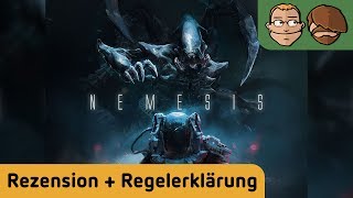 YouTube Review vom Spiel "Nemesis" von Hunter & Cron - Brettspiele