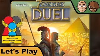 YouTube Review vom Spiel "7 Wonders Duel (Sieger À la carte 2016 Kartenspiel-Award)" von Hunter & Cron - Brettspiele