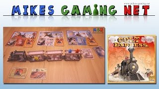 YouTube Review vom Spiel "Colt Express: Bandits – Tuco (Erweiterung)" von Mikes Gaming Net - Brettspiele